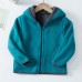 【2Y-13Y】Kids Casual Polar Fleece Hooded Jacket - 31116