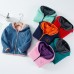 【2Y-13Y】Kids Casual Polar Fleece Hooded Jacket - 31116