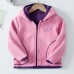 【2Y-13Y】Kids Casual Polar Fleece Hooded Jacket - 31116