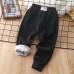 【12M-8Y】Kids Casual Pocket Design Solid Color Pants