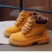 Kids Fashionable Non-slip Boots PU Short Boots