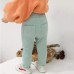 【12M-6Y】Girls Solid Color Comfortable Cotton Leggings