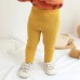 【12M-6Y】Girls Solid Color Comfortable Cotton Leggings