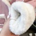 【18M-8Y】Girls Stylish Solid Color Thickened Faux Fur Jacket