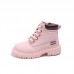 Kids Fashionable Non-slip Boots PU Short Boots