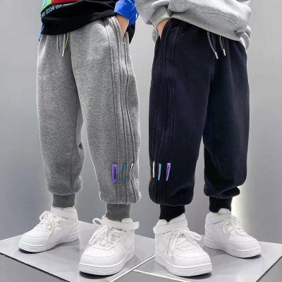 【3Y-13Y】Boys Fashion Striped Casual Pants