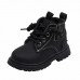 Boys Casual Martin Boots Thickened Fleece Short Boots