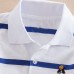 【18M-13Y】Boys Casual Striped Cotton Fabric Long Sleeve Polo Shirt