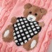 【18M-9Y】Kids Fashion Bear Pattern High Quality Fleece Thickened Funnel Neck Sweater - 9108