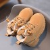 Boys Casual Martin Boots Thickened Fleece Short Boots