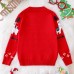 【2Y-8Y】Kids Christmas Pattern Jacquard Round Neck Long Sleeve Sweater