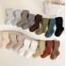 【18M-8Y】Girls Fashionable Solid Color Cotton Comfortable Pantyhose