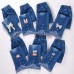 【2Y-13Y】Girl Fashion Flowers And Beads Blue Jeans