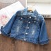 【18M-11Y】Boys Fashion Excavator Print Blue Denim Jacket - 3142