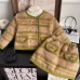 【18M-8Y】2-piece Girl Vintage Quilted Keep Warm Double-breasted Coat And Skirt Set