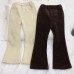 【12M-10Y】Girl Casual Fashion Corduroy Solid Color Flare Pants