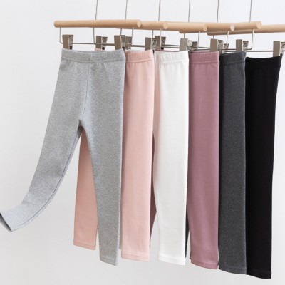 【2Y-12Y】Girl Casual Cotton Solid Color Multicolor Leggings