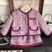 【18M-8Y】2-piece Girl Vintage Quilted Keep Warm Double-breasted Coat And Skirt Set