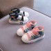 Unisex Kids Plaid Canvas Shoes