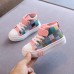 Unisex Kids Plaid Canvas Shoes