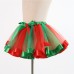 【2Y-7Y】4-piece Girls Christmas Tutu Skirt With Hair Accessories And Glasses And Magic Wand