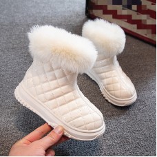 Girls Thick Furry Snow Boots