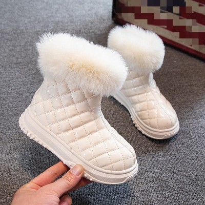 Girls Thick Furry Snow Boots