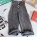 【2Y-13Y】Girls High Waist Jeans