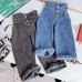 【2Y-13Y】Girls High Waist Jeans