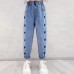 【2Y-11Y】Girl Fashion Blue Jeans - 3211