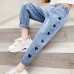 【2Y-11Y】Girl Fashion Blue Jeans - 3211