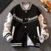 【3Y-12Y】Boys Letter Print Baseball Jacket - 4127