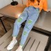 【2Y-11Y】Girl Fashion Blue Jeans - 3211