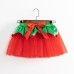 【2Y-7Y】2-piece Girls Christmas Tutu Skirt With Hair Accessories