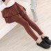 【2Y-11Y】Girls Multicolor Ruffle Leggings