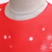 【4Y-12Y】Girls Christmas Print Short Sleeve Princess Dress