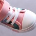 Unisex Kids Plaid Canvas Shoes