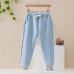 【3Y-10Y】Girls Multicolor Thick Sweatpants