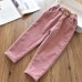 【18M-9Y】Girls Thick Corduroy Pants - 3216