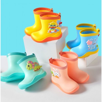 Unisex Kids Cartoon Pattern Rain Boots