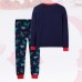 【2Y-8Y】2-piece Unisex Kids Christmas Print Long Sleeve Pajama Set