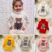 【18M-8Y】Kids Bear Pattern High Neckline Sweater - 3107